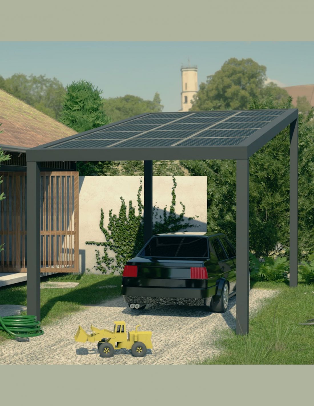 Bigtent Pergola Solar kocsibeálló